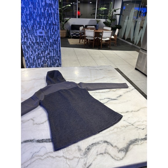 North Face Women's Size Small Full-zip Fleece Hoodie Amazing Condition Gray - Picture 8 of 12